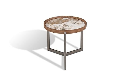 LP 437B End Table in Walnut Veneer by J&M Furniture