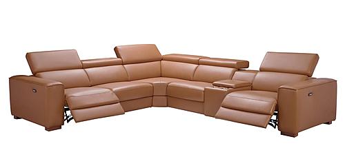 Salvador 6 Piece Motion Sectional in Pumpkin by J&M Furniture