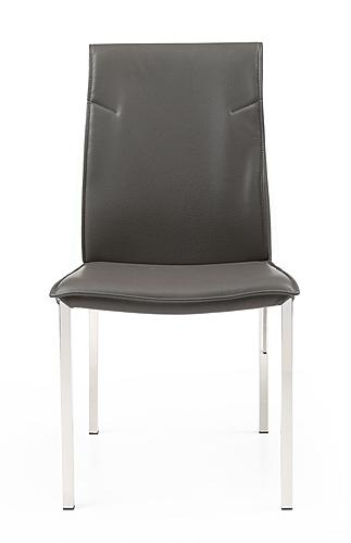 Sydney Chair in Gray & Chrome by J&M Furniture