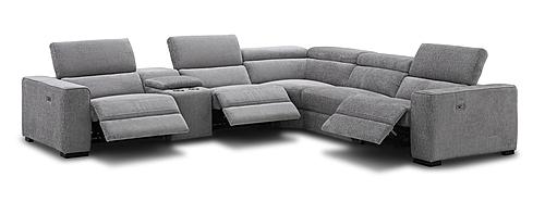 Picasso 6 Pcs Motion Sectional Light Gray by J&M Furniture