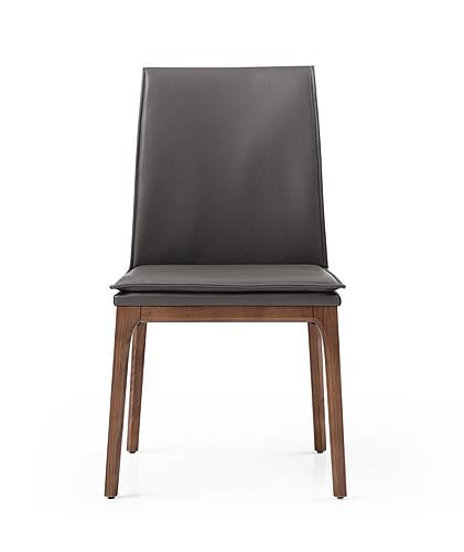 Portland Modern Gray Dining Chair (Set of 2) by J&M Furniture