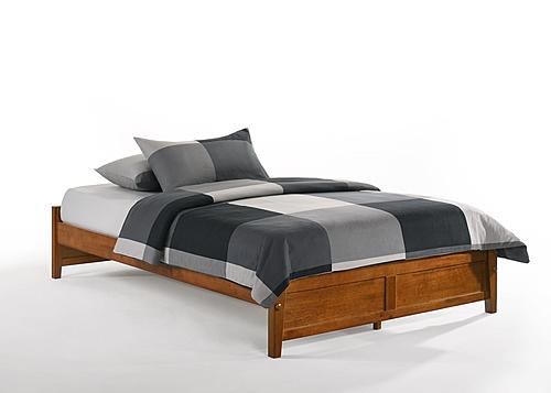 Basic Cherry Platform Bed by Night & Day Furniture