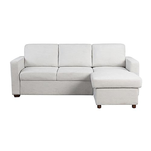 Serta&reg; Kensington Convertible Sofa with Reversible Chaise in Ivory by Lifestyle