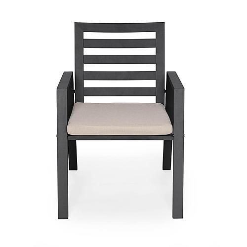 Dining chairs with removable cushions hot sale