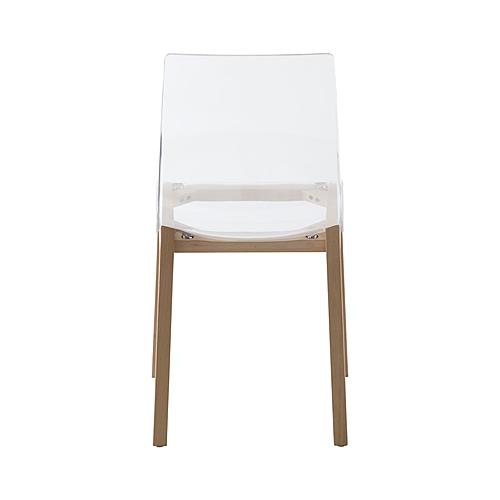 Marsden Modern Dining Side Chair w/Beech Wood Legs (Set of 4) - Natural Wood by Leisuremod