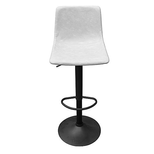 Tilbury Modern Adjustable Bar Stool w/Footrest & 360-Degree Swivel (Set of 2) by Leisuremod