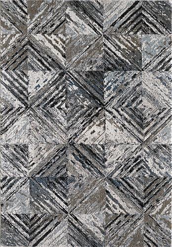 Landscapes Blue/Ivory Dimensions Area Rug by KAS Rugs