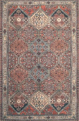 London Mulyicolor Panel Area Rug by KAS Rugs