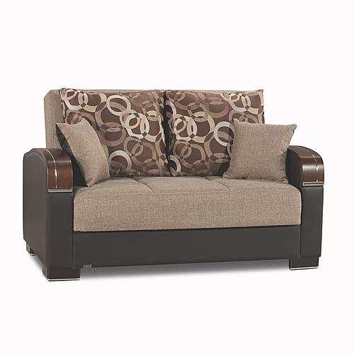 Mobimax Brown Loveseat by Casamode