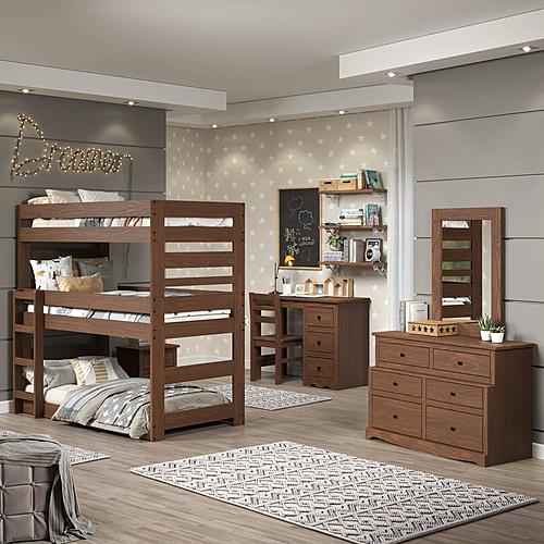 xStyle Stackable Triple Bunk Bed by Pine Crafter Furniture