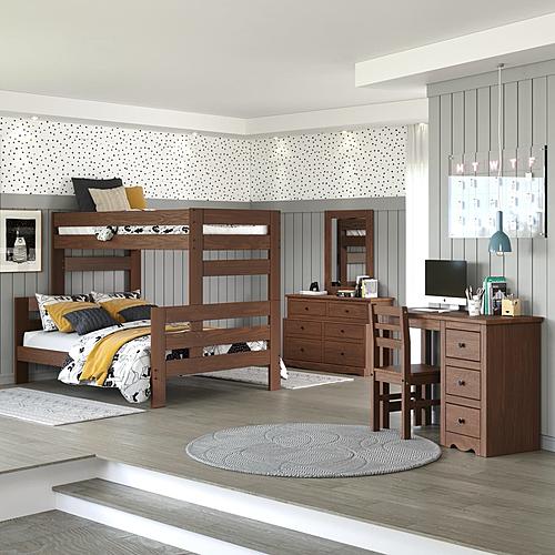 xStyle Stackable Bunk Bed (Twin/Full) by Pine Crafter Furniture
