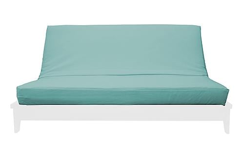 Ibiza Caribbean Suede Texture Futon Cover by Prestige