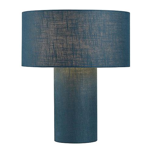 Moonlight Table Lamp - Sky Blue Linen Shade by Nova of California
