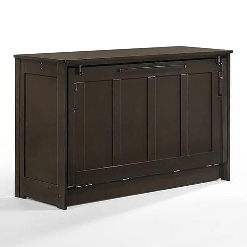Orion Chocolate Full Murphy Cabinet Bed by Night & Day Furniture