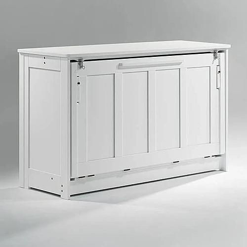 Orion White Full Murphy Cabinet Bed by Night & Day Furniture