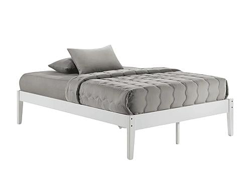 Chilipepper Basic White Platform Bed by Night & Day Furniture