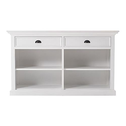 Halifax Buffet with 2 Drawers, Classic White by Novasolo