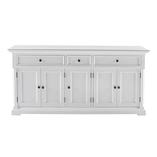 Provence Buffet w/5 Doors in White by Novasolo