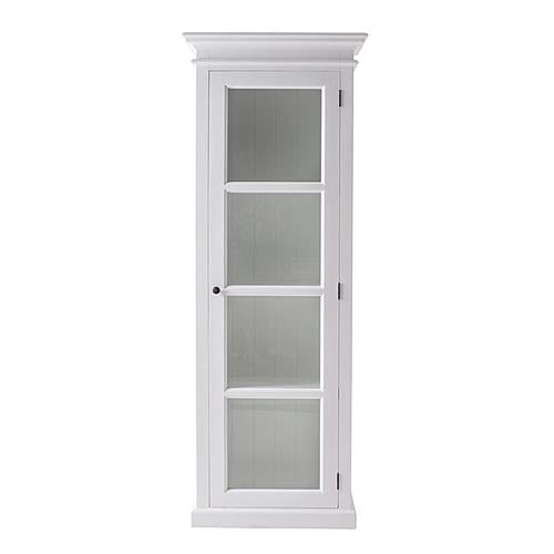 Halifax Single Vitrine, Classic White by Novasolo