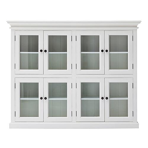 Halifax Pantry 8 Doors, Classic White by Novasolo