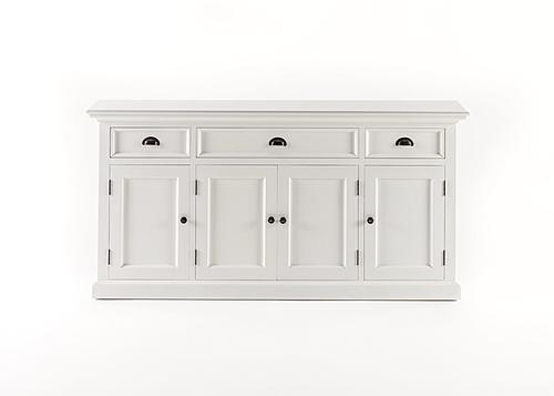 Halifax Buffet Console Table in Classic White by Novasolo