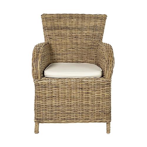 Wickerworks Rook Dining Chair (Set of 2), Natural by Novasolo