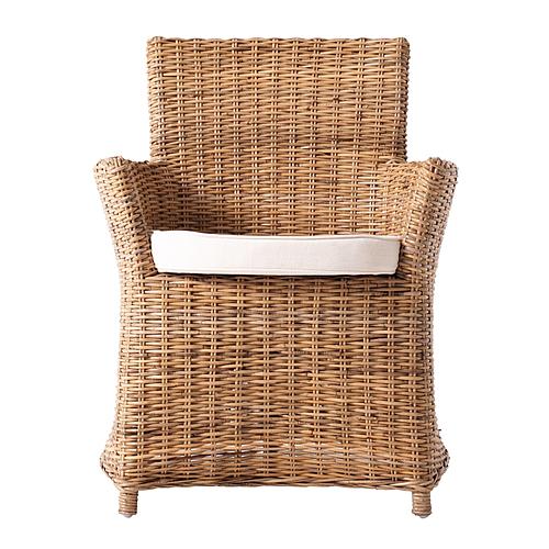 Wickerworks Bishop Dining Chair (Set of 2), Natural by Novasolo