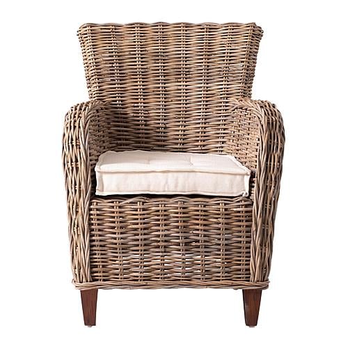 Wickerworks Baroness Chair (Set of 2), Natural by Novasolo