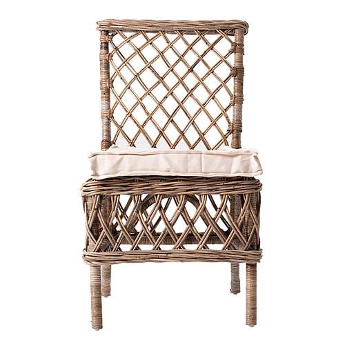 Wickerworks Aristocrat Side Chair (Set of 2), Natural by Novasolo