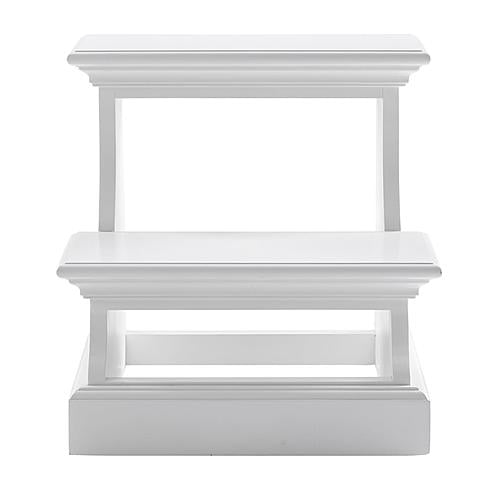 Halifax Bed Step, Classic White by Novasolo
