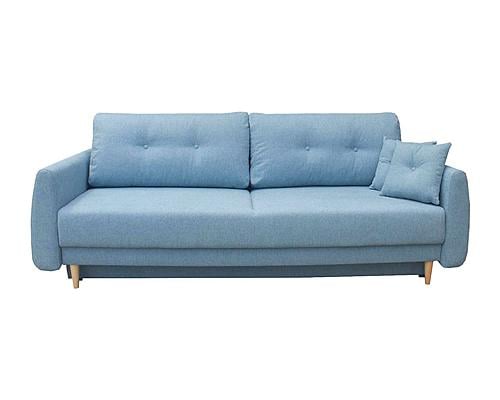 Andes Mid-Century Modern Sleeper Sofa Futon with Storage by Prestige Furnishings