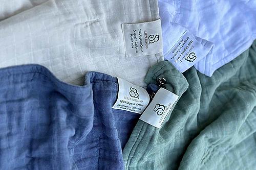 Organic Cotton Muslin Blanket by Sleep & Beyond