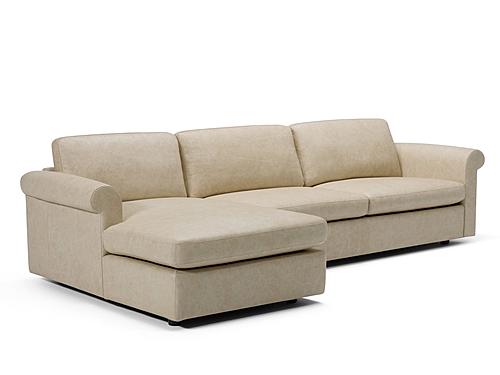[Special Order] Ensemble Roll Arm Sectional Sofa, Configuration 4 by Palliser