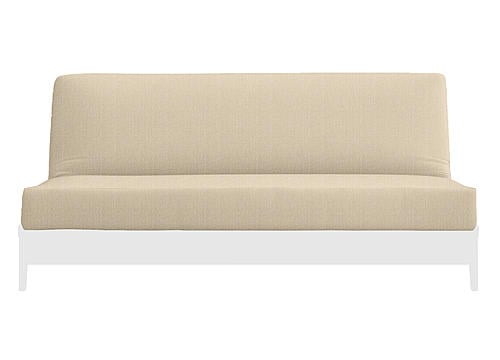 Natural 100% Cotton Natural Futon Cover by Prestige