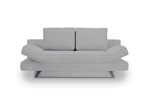 Boston Sofa Bed Sleeper (Queen Size) Light Gray by Prestige Furnishings