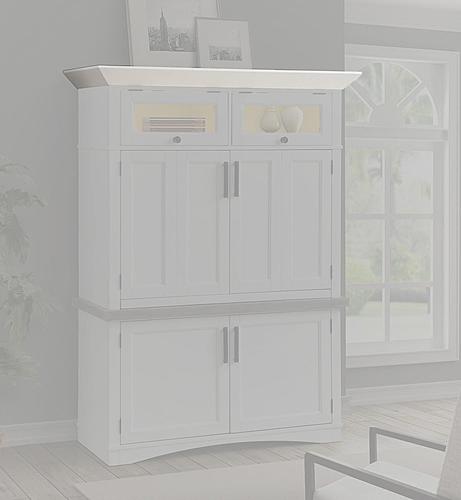 Americana Modern - Cotton Workstation Crown by Parker House Furniture