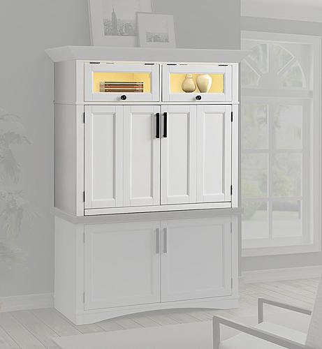 Americana Modern - Cotton Workstation Top w/Led Light by Parker House Furniture