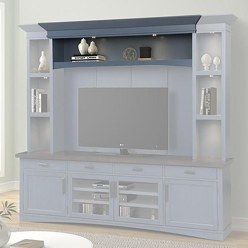 Americana Modern Denim Hutch Bridge