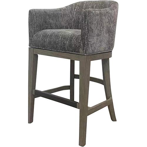 Pure Modern Dining Upholstered Swivel Barstool by Parker House Furniture