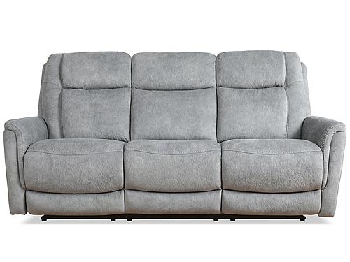 Linus - Hudson Grey Power Zero Gravity Sofa by Parker House Furniture