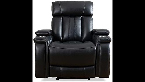 Royce - Midnight Leather Power Recliner by Parker House Furniture