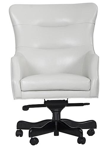 DC#122-ALA - Leather Desk Chair - Alabaster by Parker House Furniture