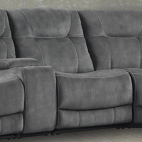 Cooper - Shadow Grey Manual Armless Recliner by Parker House Furniture