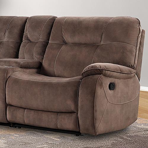 Cooper - Shadow Brown Manual Right Arm Facing Recliner by Parker House Furniture