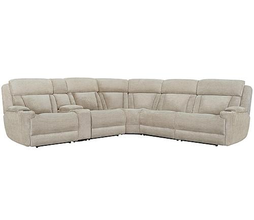 Dalton - Lucky Fawn 6 Pc Package T Reclining Sectional (811LPH, 810, 850, 840T, 860, 811RPH) by Parker House Furniture