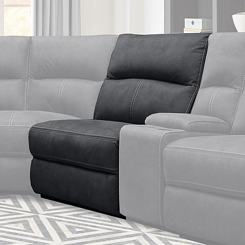 Polaris - Slate Manual Armless Recliner by Parker House Furniture
