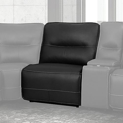 Spartacus - Black Manual Armless Recliner by Parker House Furniture
