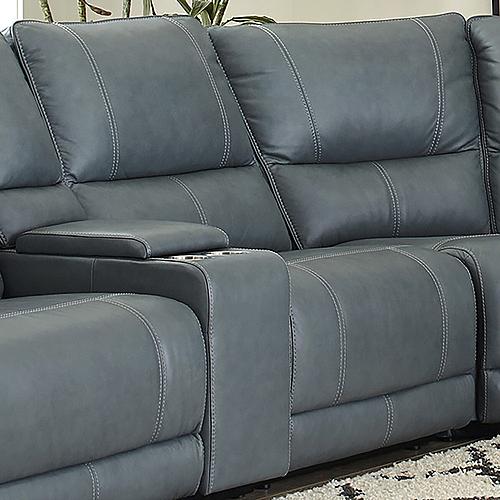 Whitman - Verona Azure Power Cordless Armless Recliner by Parker House Furniture