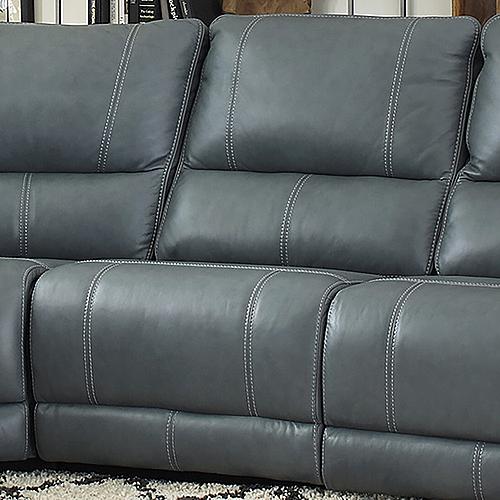 Whitman - Verona Azure Cordless Armless Chair by Parker House Furniture