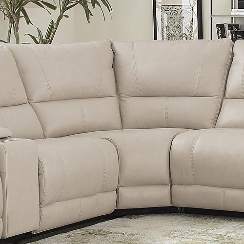 Whitman - Verona Linen Cordless Corner Wedge by Parker House Furniture